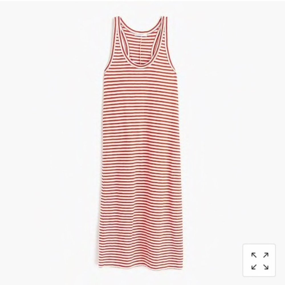 JCrew Racerback Striped Dress Petite XXS